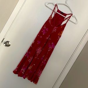 Express red beachy dress
